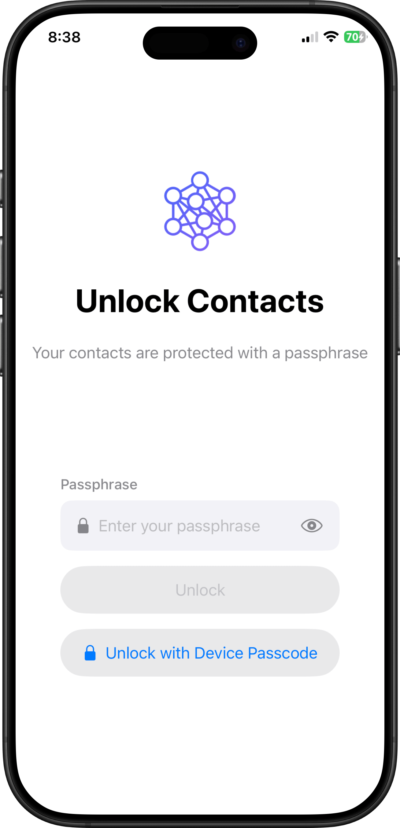 End-to-End Encryption screenshot